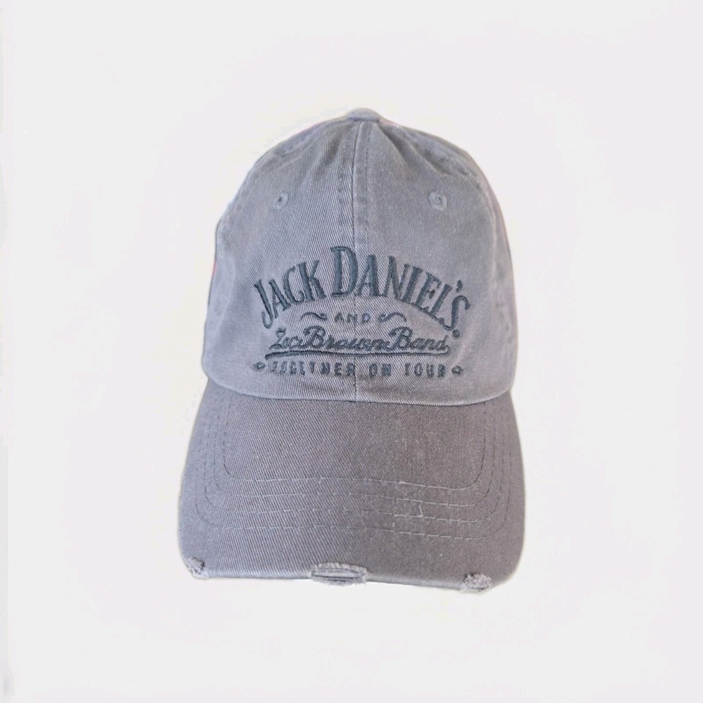 Zack Brown Band Jack Daniels Together On Tour Gray Distressed Baseball Cap
